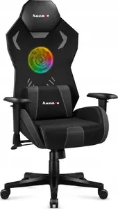 Игровое кресло huzaro Combat 7.6 RGB Black — эргономичное, регулируемое, RGB-подсветка