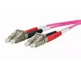 MetzConnect 151S1JOJO20E OM4 Fibre Optic Patch Cable 2x LC to 2x LC 2m Pink