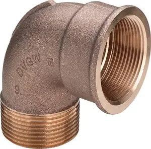VIEGA уголок 90° модель 3092, чугунный (gunmetal), наружная резьба 1 1/2" x внутренняя резьба 1 1/2"
