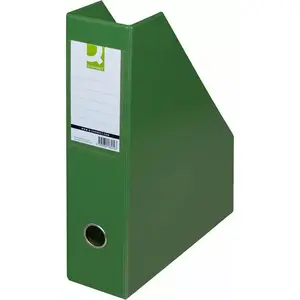 Document storage box Q-Connect KF16212 A4, capacity 76 mm spine, cardboard