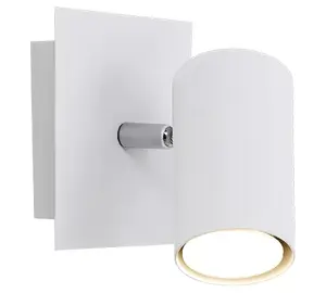 Surfaced lighting spot TRIO Marley GU10, round indoor ceiling spot, 1x GU10, 230V, IP20, white