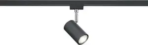 TRIO Spot light MARLEY DUOLINE adjustable black metal, length 12 cm