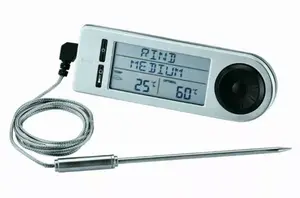 Food thermometer Rosle 25086 digital, temperature range -20 to 250 °C, probe length 200 mm, head width 30 mm