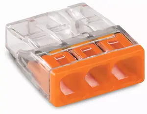 Wago 2273-203 Compact PUSH WIRE Connector for 3 Conductors