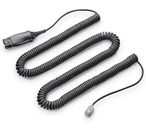 Uzlādes kabelis austiņām un akumulatoram — HP POLY POLY Savi 8240/8245 USB-A vīrietis–vīrietis, melns