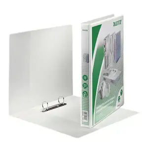 Ring binder LEITZ 42780001 A4 D-ring 37 mm white — document storage