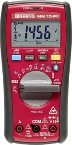 Digitālais multimetrs Benning MM 10-PV TRMS — mērījumi līdz 1500 V AC / 2000 V DC