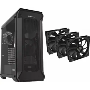 Computer case Genesis Irid 505 V2 MIDI TOWER Black