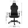 Игровое кресло huzaro Combat 6.2 Black RGB Photo 14