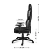 Игровое кресло huzaro Combat 6.2 Black RGB Photo 15