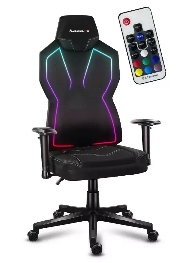 Игровое кресло huzaro Combat 6.2 Black RGB Photo 23