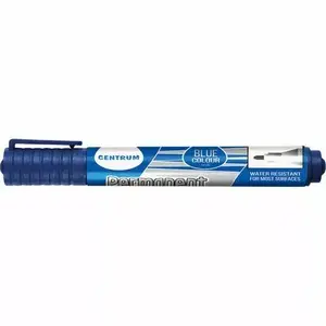 Marker Centrum 200-15401 blue, round tip 2–5 mm, permanent ink