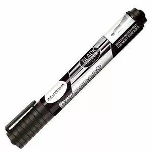 Permanent marker Centrum 200-15404, black ink, tip 1–5 mm