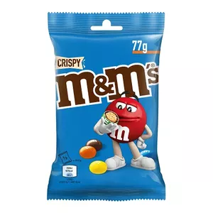 Chocolate candy pouch m&m's Crispy 77 g