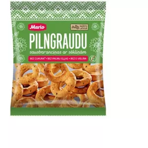 Breadsticks Mario Whole Grain with Seeds 220 g — whole grain seed breadsticks, ready-to-eat snack