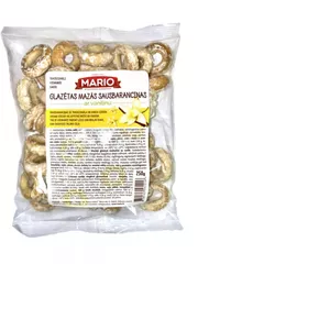 Sausages Mario Vanilla Glazed 250 g — glazed snack sausages, ready-to-eat