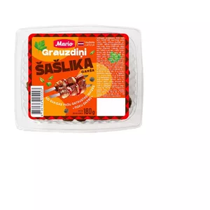 Snack Grauzdiņi Mario šašlika garša 180 g — sāļie maizes kraukšķi