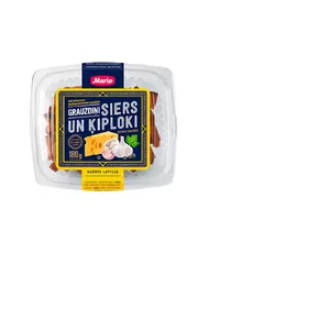Snack rusks Mario 180 g — Cheese & Garlic flavor