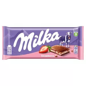Chocolate bar Milka Strawberry 100 g