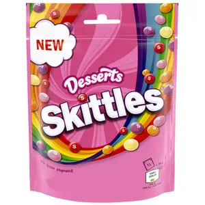 Candy Skittles Desserts 152 g — fruit-flavored chewy candy, assorted dessert-inspired flavors