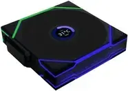 12 cm PC fan Lian Li Uni Fan TL120 LCD Reverse Blade Wireless, black