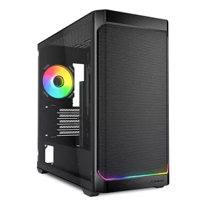 PC Case Sharkoon MK4W RGB Strip Micro Tower Black