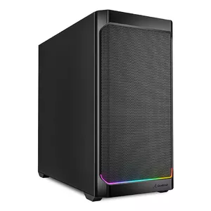 PC Case Sharkoon MK4 RGB Strip Micro Tower Black