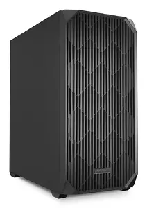 Sharkoon AK3 Midi Tower PC Case Black with ATX Motherboard Support, USB Type-C, and Pre-installed 120 mm Fan