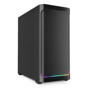 PC Case Sharkoon AK4 RGB STRIP Midi Tower Black