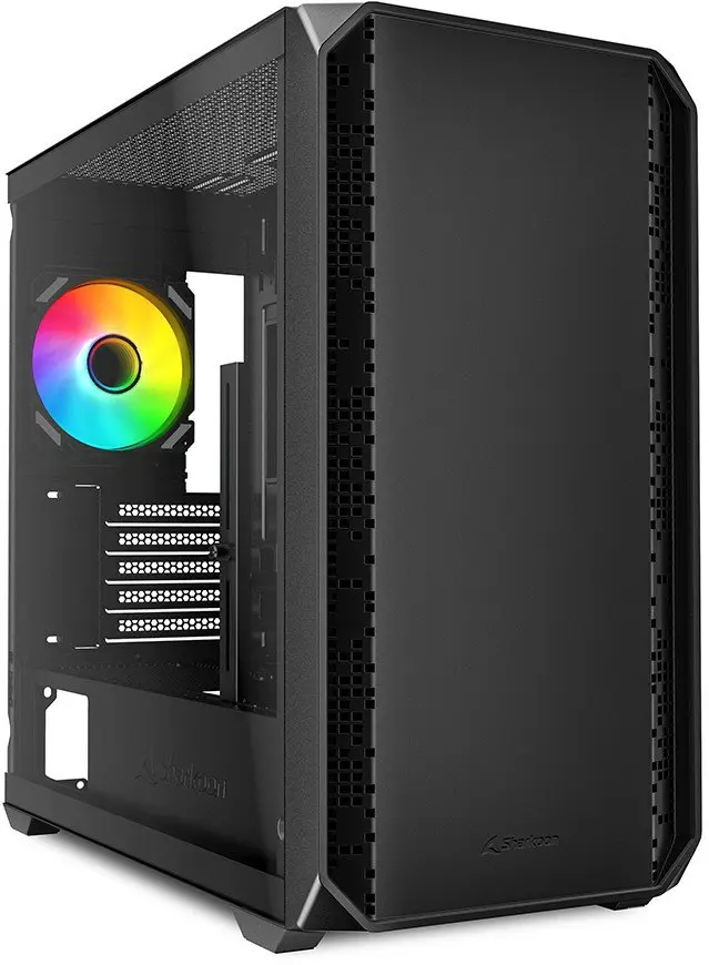 Sharkoon MK2 RGB Micro Tower Melns