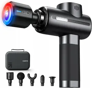 Massage gun RENPHO R-C003H Black — portable rechargeable percussive massager