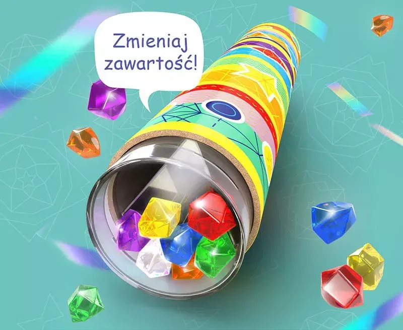 Piatnik Kaleidoskops — rokas optiskā rotaļlieta Photo 2