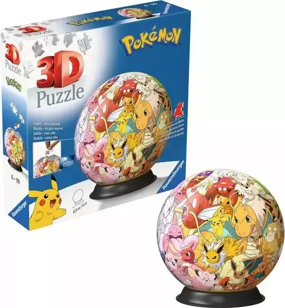 3D Пазл Шар Ravensburger Pokémon Регион Канто Photo 3