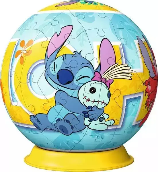 3D Pužļu Bumba Ravensburger Disney Stitch Photo 2