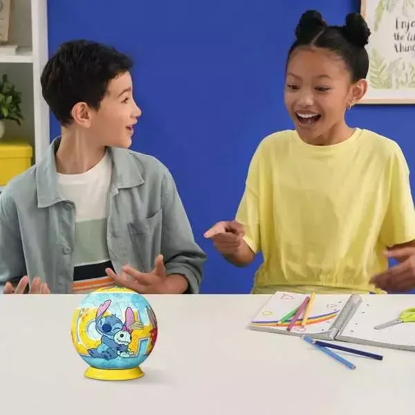 3D Pužļu Bumba Ravensburger Disney Stitch Photo 4