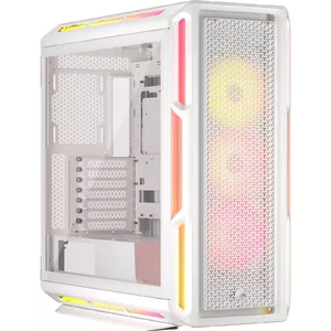 PC Case CORSAIR iCUE LINK 5000T LX RGB Midi Tower White — ATX, tempered glass, 3x front fans, USB-C