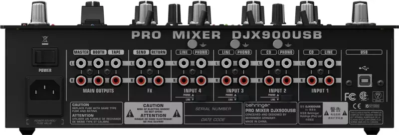 Audio Mixer Behringer DJX900USB Photo 2