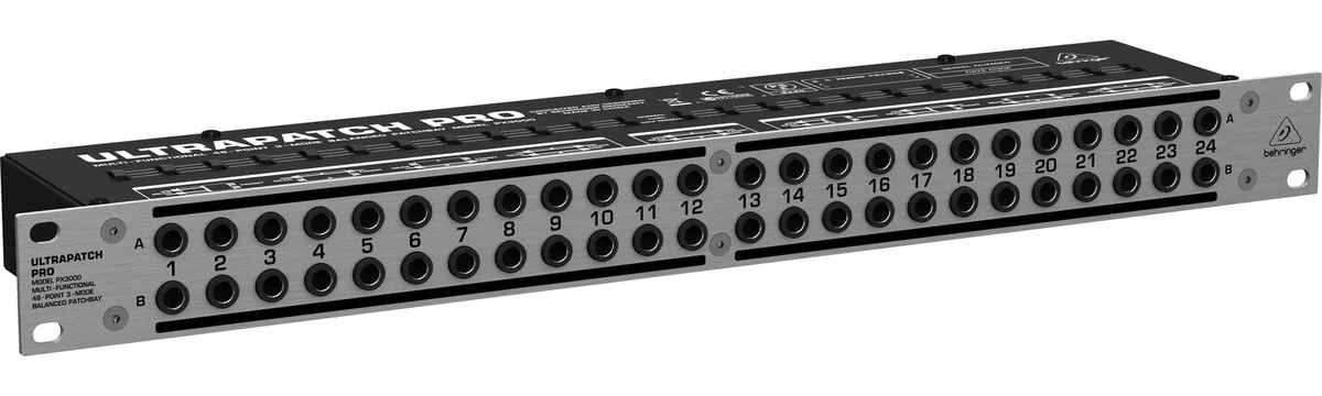 Patch panel Behringer PX3000 Pelēks 482