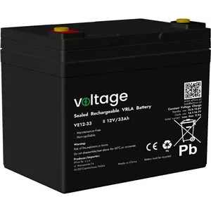 Sealed lead-acid AGM battery Volt Polska VE12-33 12V 33Ah for UPS and backup power