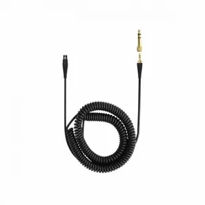 Coiled audio cable Beyerdynamic 728489, black, coiled design for headphones, replacement accessory