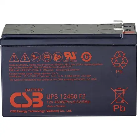 CSB Battery UPS12460F2 UPS Akumulators 12V