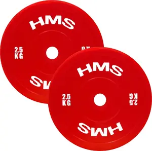 Weight Plates HMS Technical Cymbal TPP02 set 2 x 2.5 kg - cast metal training plates