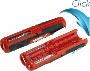 Wire and Coax Cable Stripper Dedra 1268S2 — insulation 0.5–6.0 mm², RG59/RG6