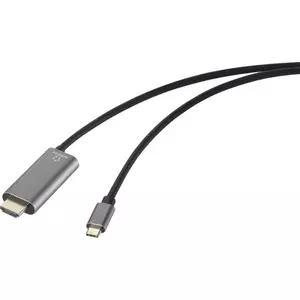USB-C to HDMI adapter cable Renkforce RF-6409792 1.50 m — USB-C to HDMI signal transmission