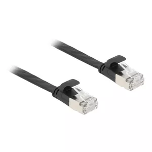 Networking Cable DeLOCK 81161 RJ-45 Cat6a 0.25m Black