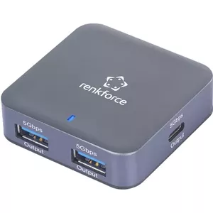 USB-хаб Renkforce RF-USBH-480 — 4 порта USB 3.2 Gen 1 (USB-A/USB-C)