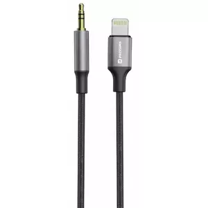 Audio adapteris SWISSTEN Lightning uz 3,5 mm ligzdu, kabelis 1,5 m