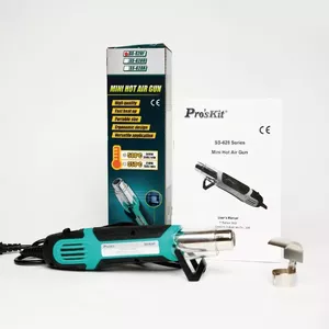 Фен паяльный Pro'sKit SS-628F 250W / 500W – ручной термовоздуходув для пайки с двумя режимами мощности