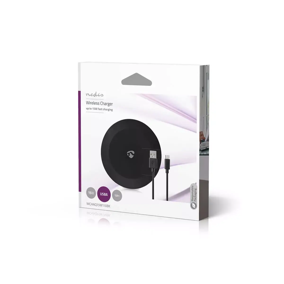 Portable Charger Nedis WCHAQ15W110BK, Code: WCHAQ15W110BK Photo 9