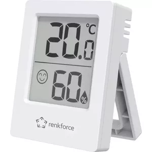 Thermo-hygrometer Renkforce RF-6417554 White — temperature and humidity measurement